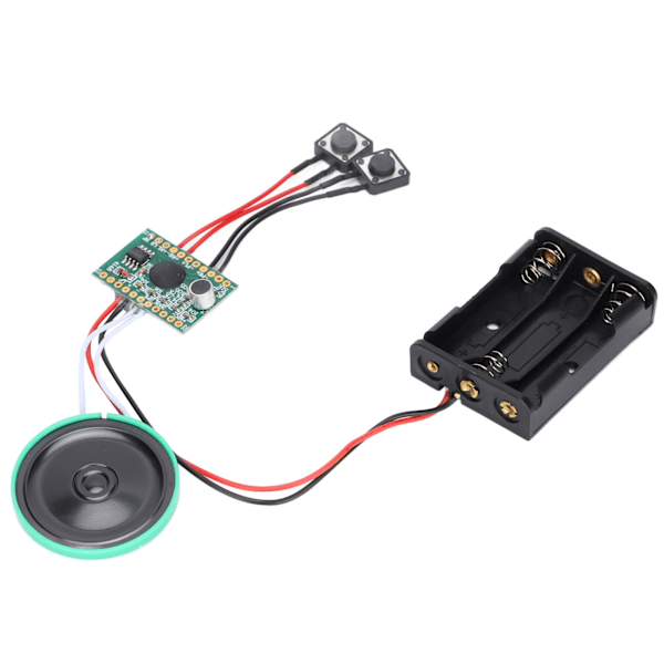 4 minuters ljudmodul med knappkontroll, DIY-musik, inspelningsbar chip för DIY-ljudkort, julklappsaskar