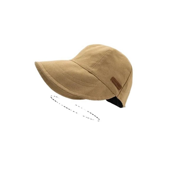 Denim Bucket Hatt för Kvinnor Sommarhatt KHAKI Khaki