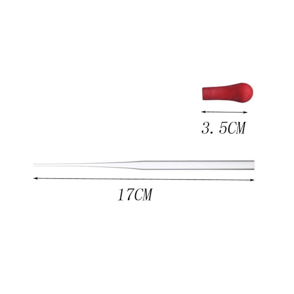 10 stk. Pipettesæt Glas Transfer Pipette