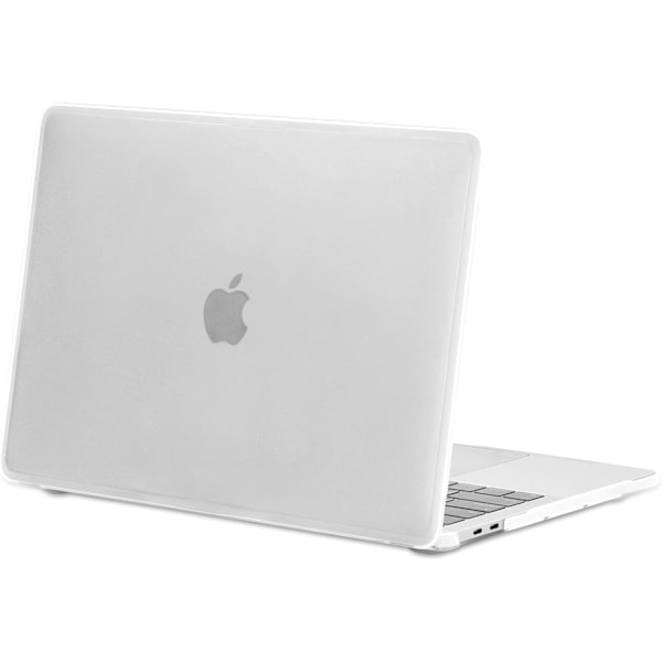 Fodral kompatibelt med Macbook Air 13 tum M1 A2337 A2179 A1932, släppt 2021-2018 Frostat Klart