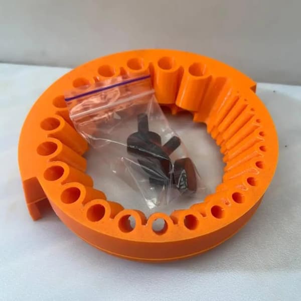 Drill Bit Sharpener All Bits Angle Grinder Attachment 2 to 13 mm Grinding Tool Compatible 125 mm Grinders Orange