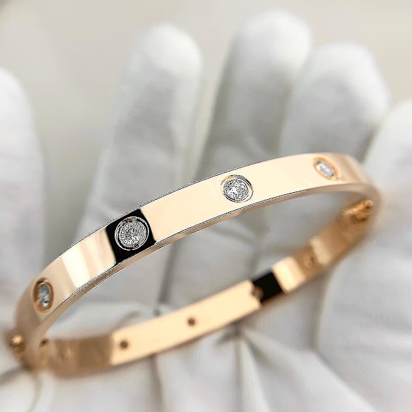 Luksus Designer 316L Rustfrit Stål 18K Guldbelagt Brand Love Skruetrækker (18cm)