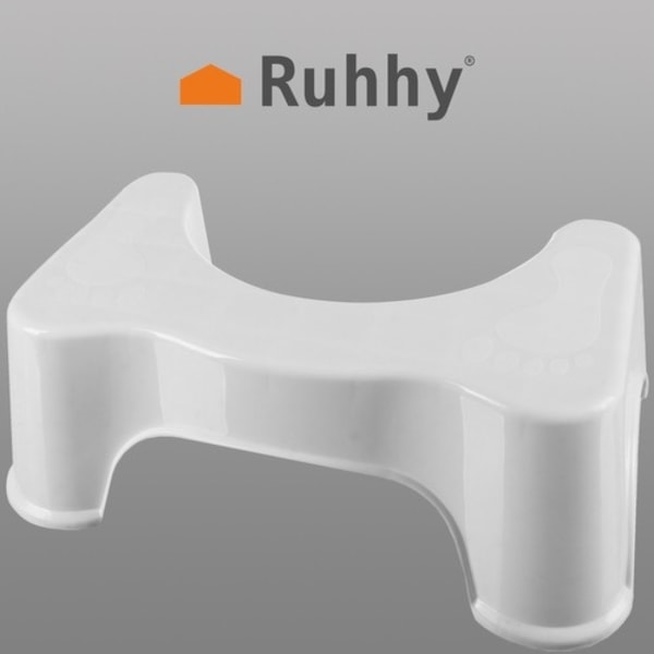 Toalettkrakk - For lindring av forstoppelse - Squatty Potty hvit white 750