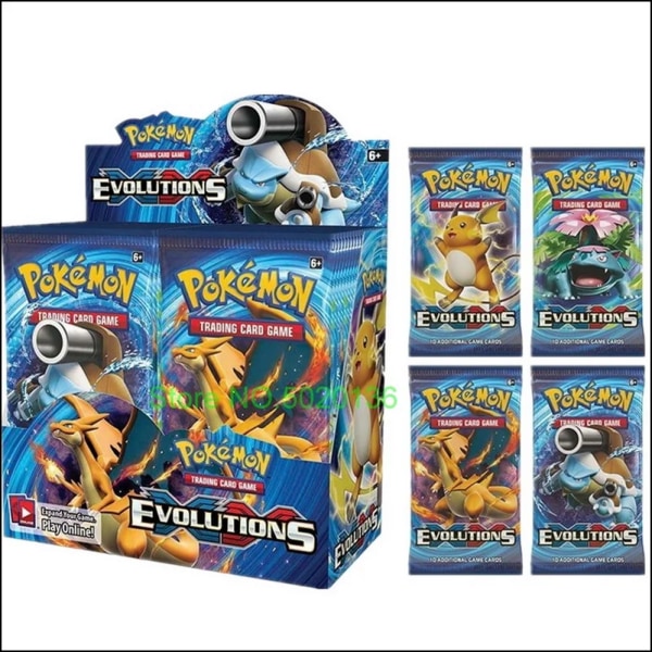 Pokémon-kort TCG: XY Evolutions forseglet boosterboks Shining Fates