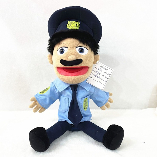 Hånddukker på lager, morsomme plysj leker for gutter, stoffdukker, jeffy fingerdukke Phoebe puppet