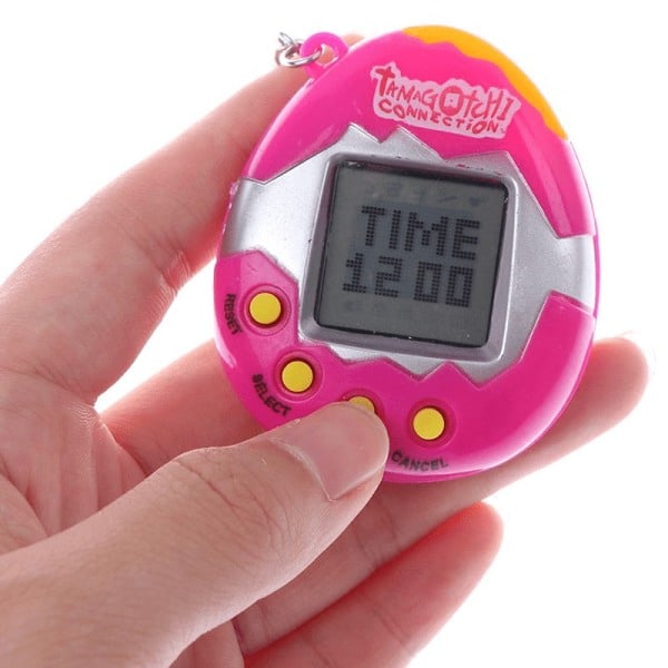 Tamagotchi - Retro Elektroninen Lemmikki - Vaaleanpunainen - Satunnainen Toimitus: Antennilla/Ilman Antennia 1-Pack