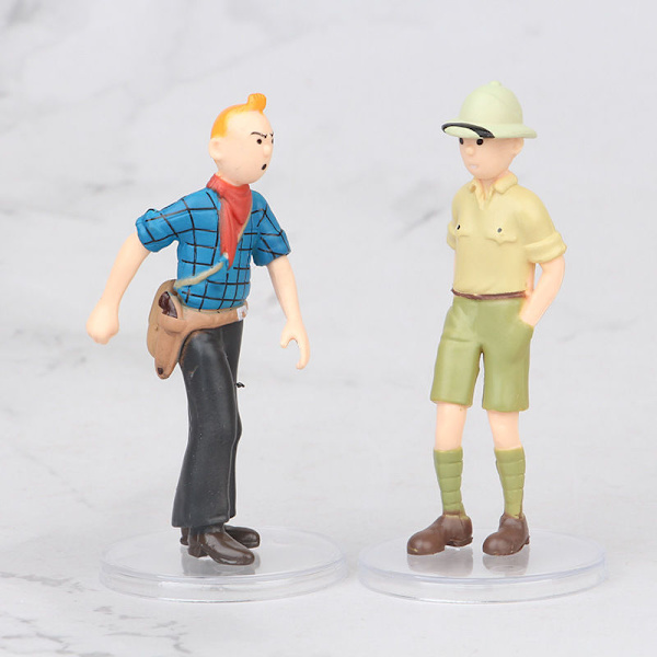 6-osainen Tintin Seikkailut -nukkepaketti, Tintin sarjakuvahahmo