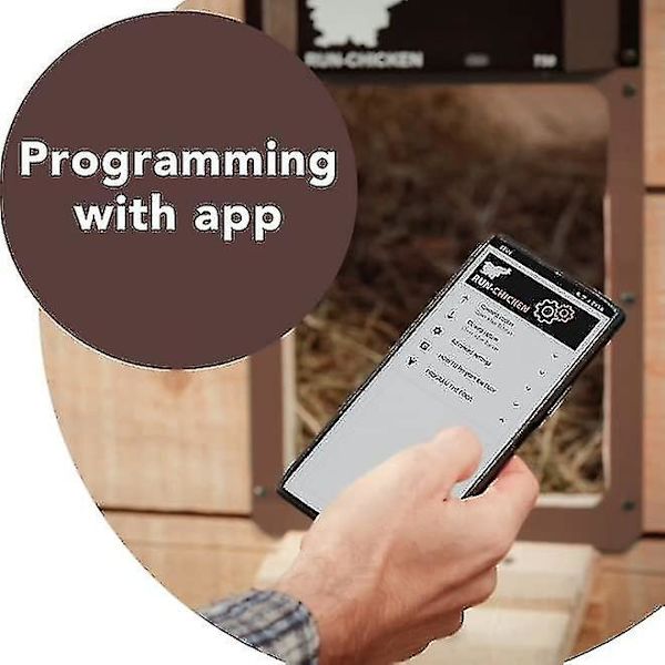Automaattinen alumiininen kanalan ovi akulla ja valon tunnistuksella