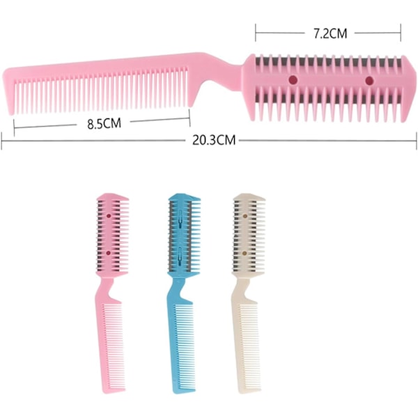 Husdyrs Grooming Kam, Husdyrhår Trimmer Kam med 2 Blade