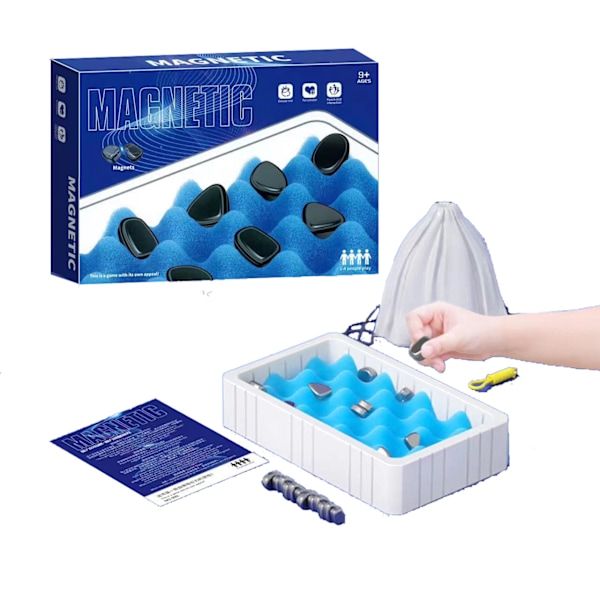 Magnetisk Skakspil - Magnetisk Skakpuslespil Strategispil - Julegave D