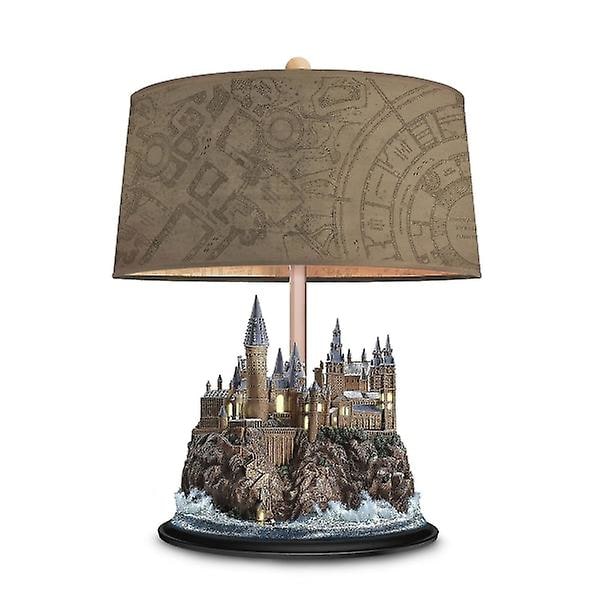 Bradford Exchange Harry Potter Hogwarts Slott Luminous Skulptur Bordslampa