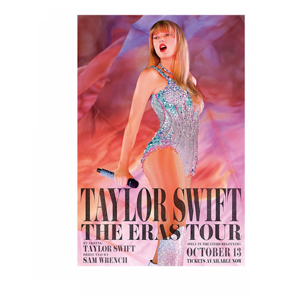 Taylor Swift Sångare Poster Hängande Dekoration Perfekt Gåva för Swifties UV70365T