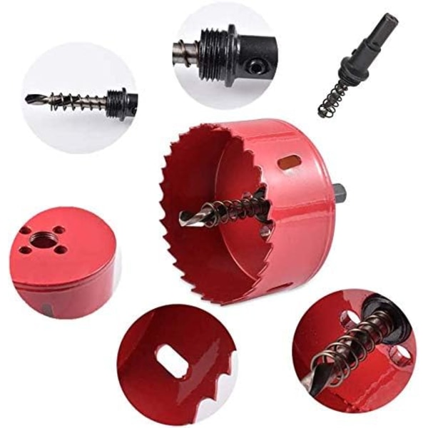 53 mm M42 Bi-Metal Hulsav til Træ Plast Aluminium