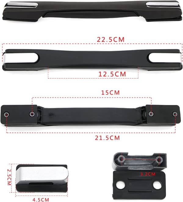 2 Pieces Suitcase Replacement Handle, Suitcase Handle Replacement