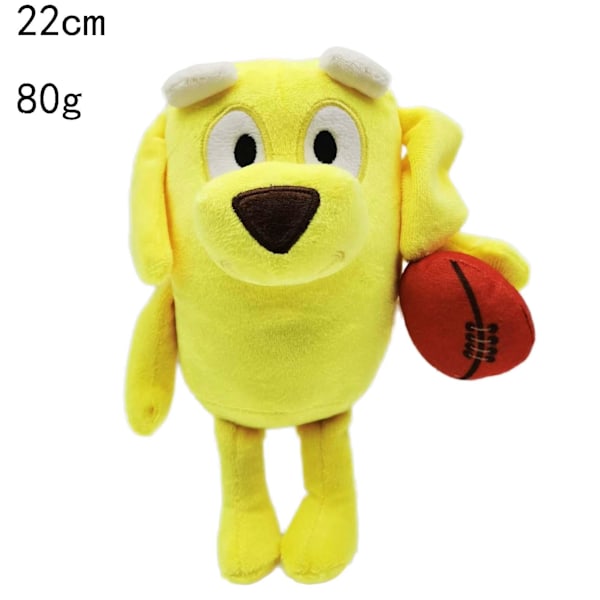 Bluey Bingo Familj Figur Plyschdjur Hund Plyschleksaker Barnleksak 1. Bluey