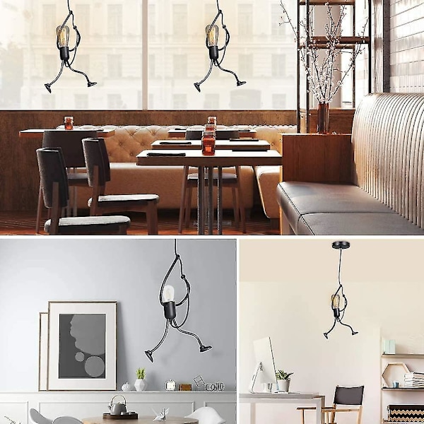 Pendelljus Iron Creative Chandelier Hängljus Taklampa För Barnrum Sovrum Vardagsrum Foajé Kök - Modernt - Lampa ingår ej