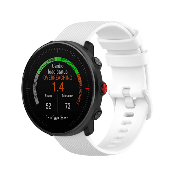 2 ST Polar Vantage M / M2 / Grit X armbånd silikon Hvit