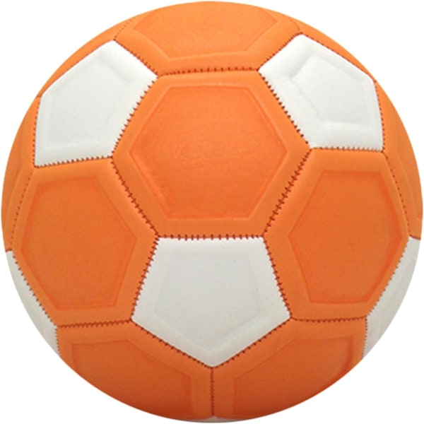 Fodbold til fritidsbrug, børns curve ball, gummiforet curve fodbold, diameter 20 cm, bueformet fodbold med lufthuller, egnet til udendørs leg