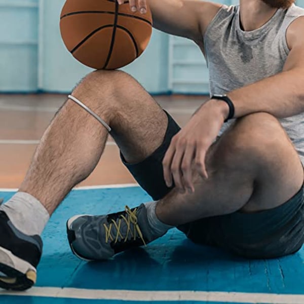 Patellar stabilisator, tynd silikone patellarem, basketball knærem