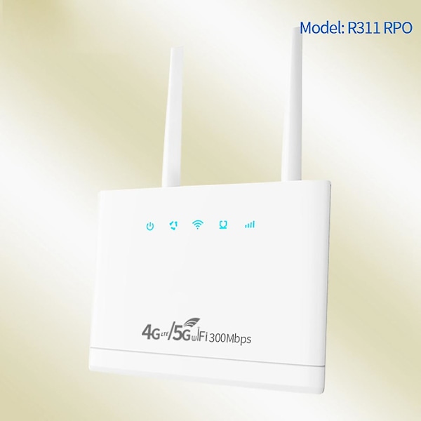 R311pro Trådløs 4g/5g Wifi 300mbps Trådløs Router Sim-kort EU-stik