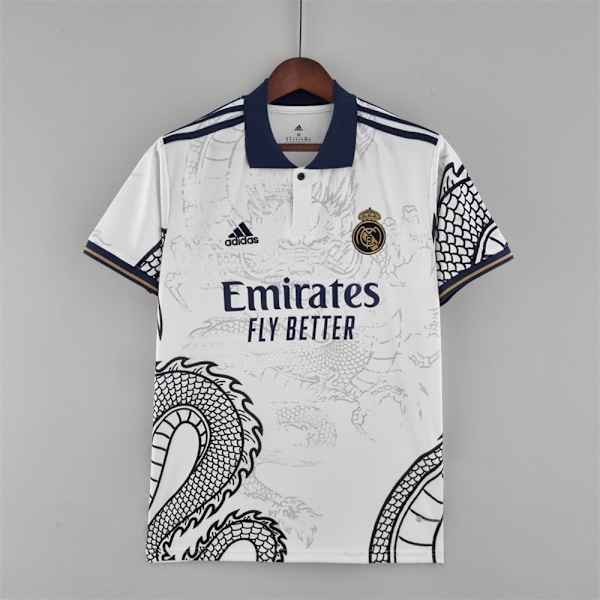 White Dragon Ungdom Pustende Fotballtrøye M