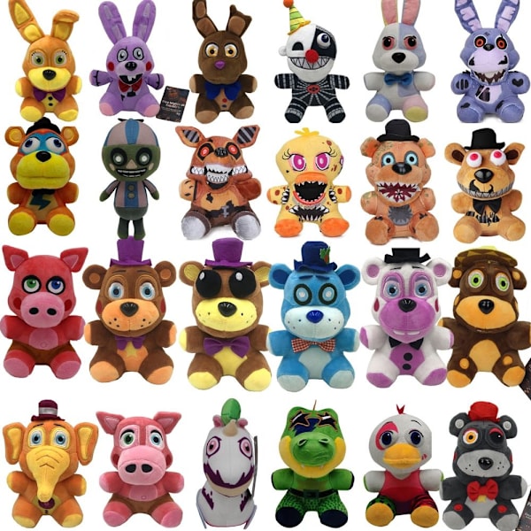 18-25 cm FNAF plysjleketøy Fazbear Bear Doll - Perfekt