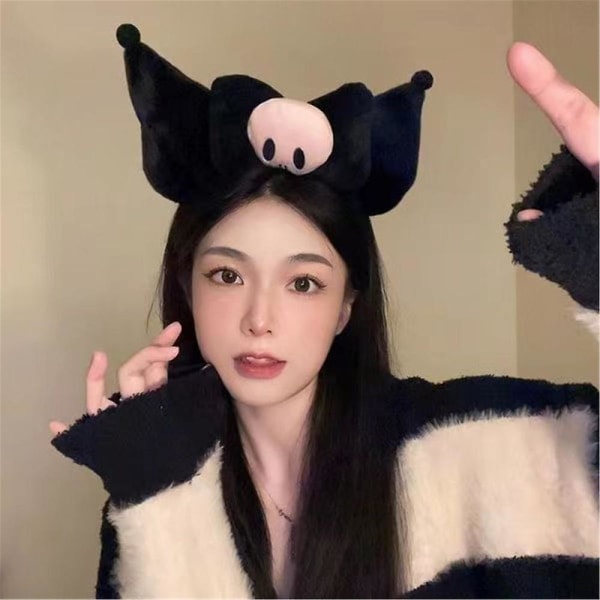 Plush Hårklipp Øre Hodebånd Hodebånd Jenter Kawaii Kostyme Cosplay Tilbehør Julegave