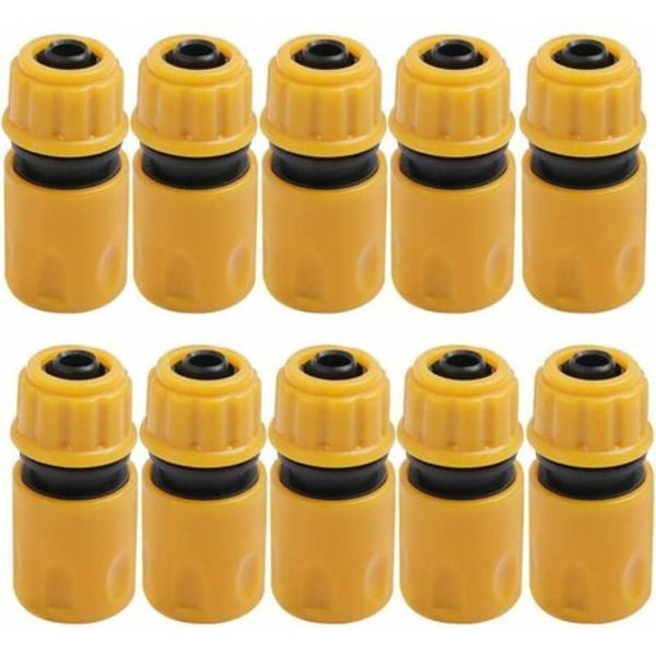 10 stk. HaveSlange Dyser, HaveSlange Adapter, Hurtigkoblinger til HaveSlange i Plast, HaveSlange Adapter, Slange Dyser