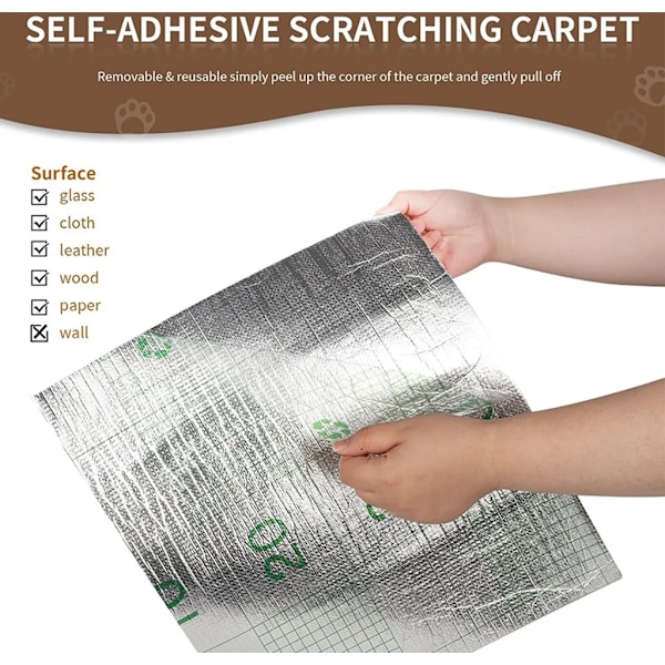 2m Katte Skrabemåtte - Beskytter Møbler, Holdbart Sisal Design