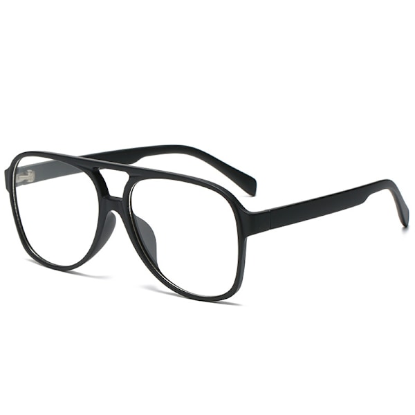 Retro Vintage 70-tals Aviator Polariserade Solglasögon Dubbel Brygga Lättviktsram Herr & Dam (Svart/Gul) Vit[ch] white