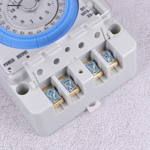 Mekanisk Timer, 12v DC Tidskontrollbryter Kjøkken Timer Tidskontrollbryter TB35N TB388 TB35 TB35-N TB889 VT35B - Perfet