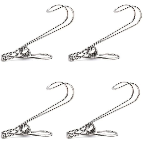 24 Klemmer i rustfrit stål, metalklemmer, klemmer i rustfrit stål