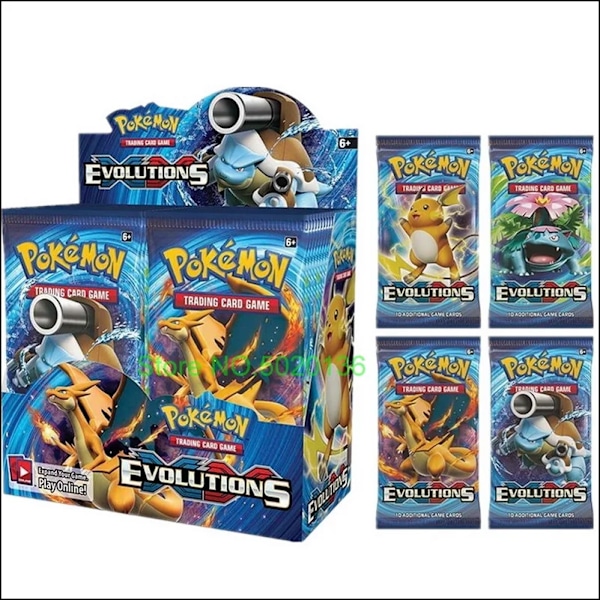 Pokémon TCG: XY Evolutions Förseglad Booster Box Fusion Strike