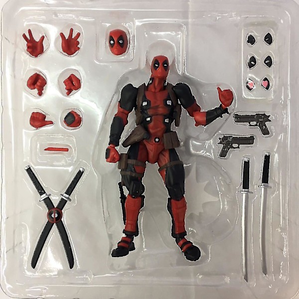 Marvel Legends X-men nr 001 Deadpool Actionfigur Fantastisk Revoltech Kaiyodo Legetøj