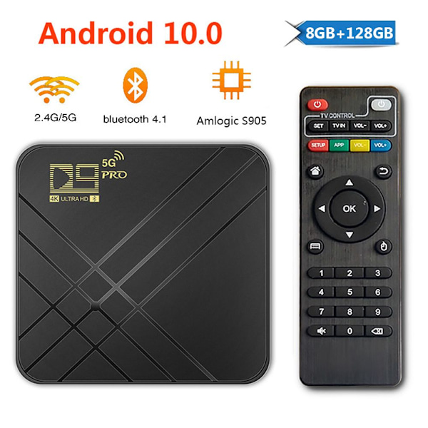 D9 PRO TV-boks Set Top Box EU-kontakt