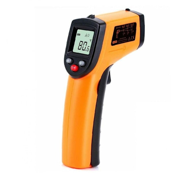 Ikke-menneskelig infrarød termometer digital laser infrarød temperatur -50~380℃