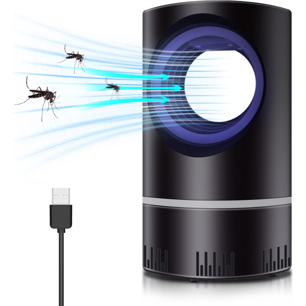 Mosquito Killer Lamp, Elektrisk flugdödare 180° Mosquito Killer Light med UV Anti-Mygg utomhus Ej giftig/Ingen strålning/Tyst drift