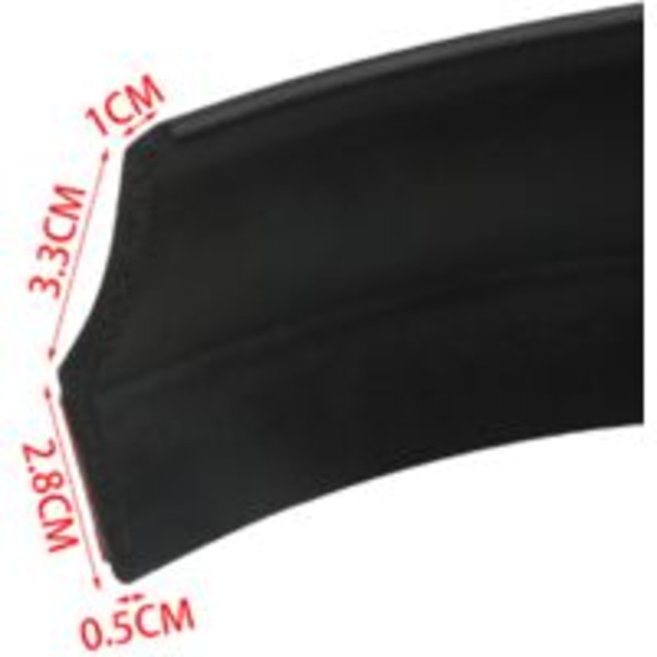 Universell DIY garageport nedre tröskel gummitätningslist väderlist ersättning översvämningsbarriär för garageportar isolering längd 2,5 m tjock