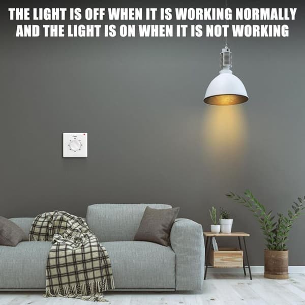 Nedtællingsafbryder: 60 minutters timer-afbryder, vandtæt, borehul til installation til badeværelse, ventilator, lamper