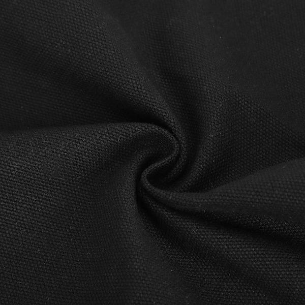 994338 Stol Canvas Cover, 1 Sæt Direktørstol Canvas Erstatningssæde Lærred Hjemmetilbehør Møbeltilbehør (Sort) Svart
