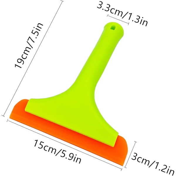 2 st Ultra Flexibla Silikon-Torkare, Bilvattenstråle, Torkare, Duschtorkare, Passar för Bilvindruta, Fönster, Speglar, Glasdörrar