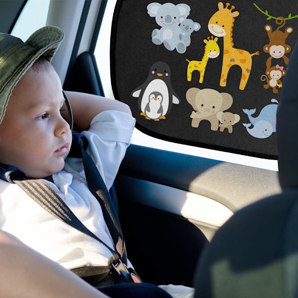 Solskærm til bil, baby, solskærm til bil, barn, sidevindue (JS)