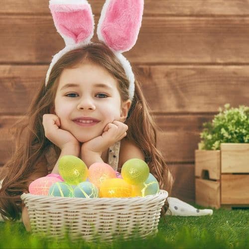 BrizLabs påskepynt eventyrlys, 10 LED 2m egg eventyrlys, batteri
