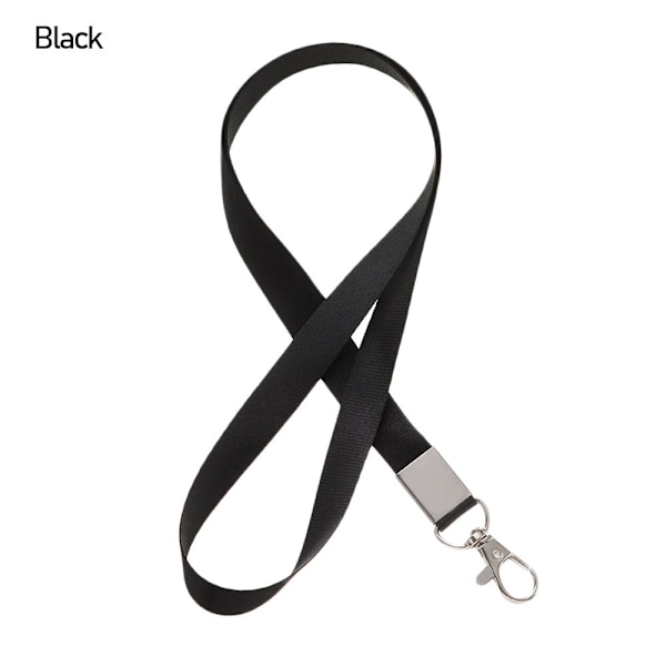 1:a Halsband Lanyard ID-korthållare SVART - hög kvalitet h