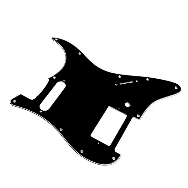 Svart 3-lagers plektrumskydd för Fender Strat Humbucker[JR]