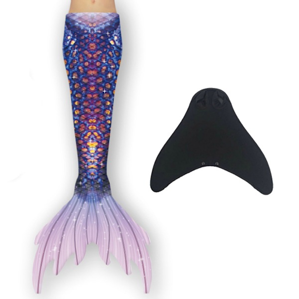 Havfruehale med Monofin lilla purple purple 150