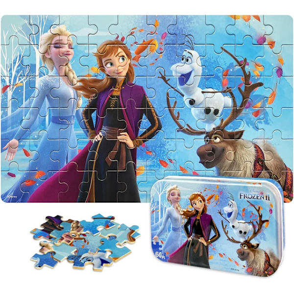 Disney Frozen Pussel 60 Bitars Pussel för Barn