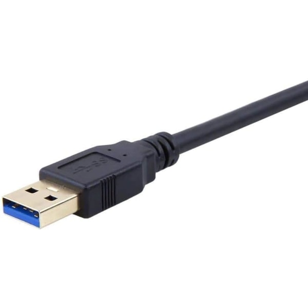 USB 3.0-kabel för Western Digital/WD/Seagate/Clickfree/Toshiba/Samsung bärbar hårddisk - USB 3.0 A/Micro-B-kabel 1m/1.5m/3m svart black 3M