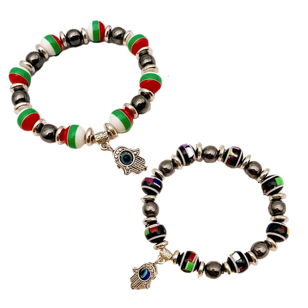 Evil Eye Beaded，Christmas Bracelets for Protection and