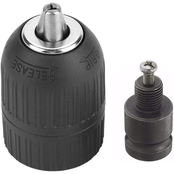 2-13 mm nøglefri borepatron, montering 1/2-20UNF hurtigkobling